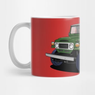Toyota Land Cruiser (J40) truck in dark green Mug